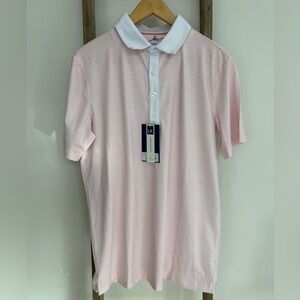Boston Scott Golf Performance Polo Gen 1 Modern Fit
White Pink Men's Size S NWT
